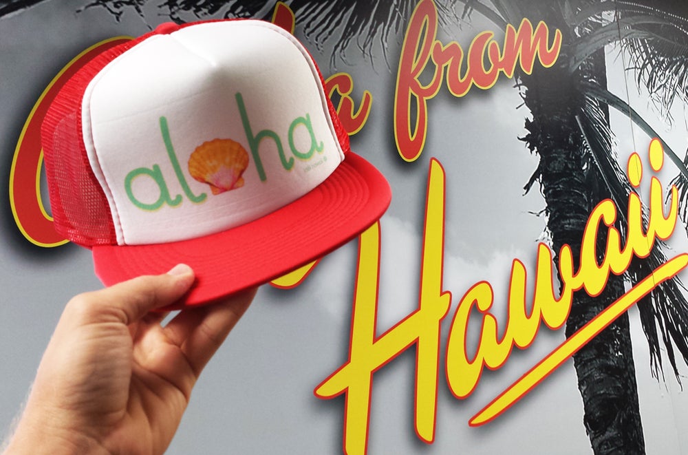 idēl Aloha Sunrise hat - Red