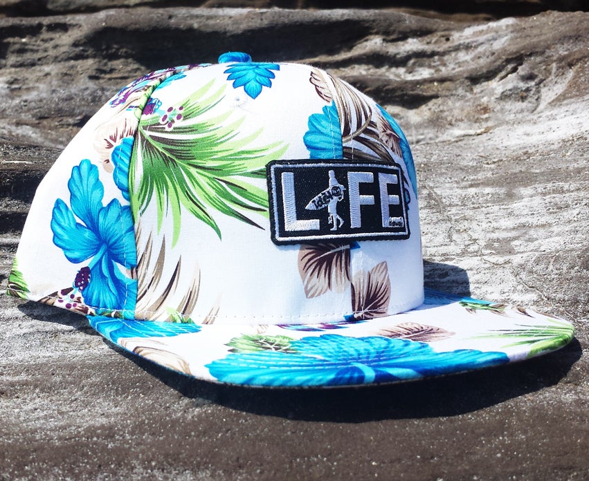 -BLUE HAWAII-  IDĒL Floral Snapback