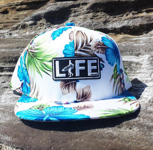 -BLUE HAWAII-  IDĒL Floral Snapback