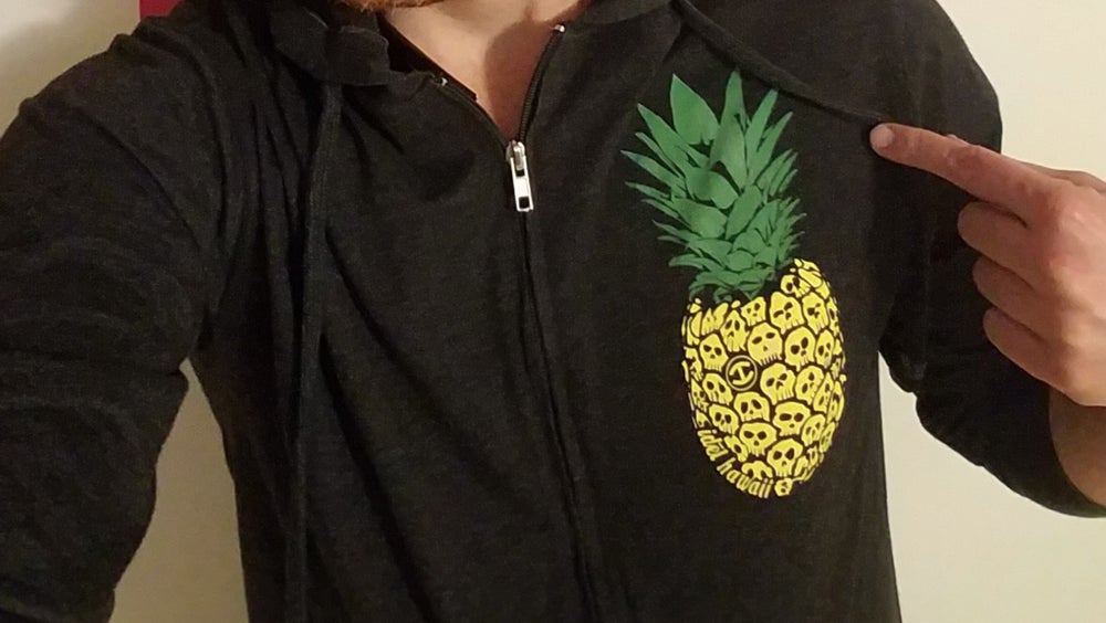 IDĒL Pineapple Skull Hoodie