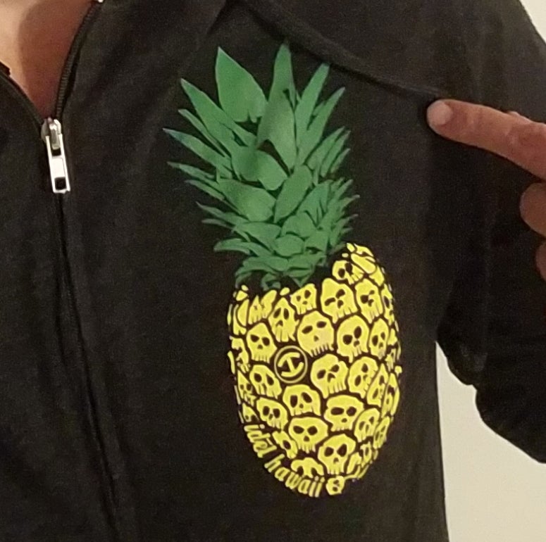 IDĒL Pineapple Skull Hoodie